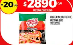 Supermercados DIA Malu prepizza oferta