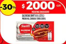 Supermercados DIA Swift salchichas oferta