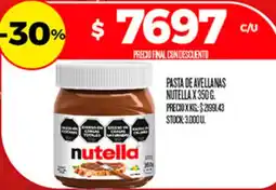 Supermercados DIA Nutella pasta de avellanas oferta