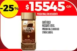Supermercados DIA Nescafe cafe gold oferta