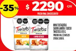 Supermercados DIA Twistos mini tostaditas oferta