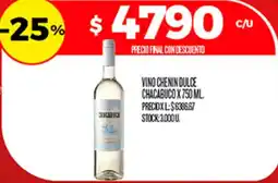 Supermercados DIA Chacabuco vino chenin dulce oferta