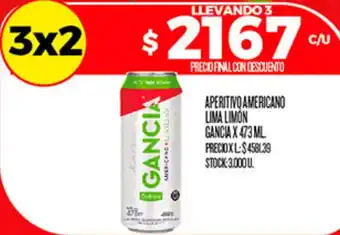 Supermercados DIA Gancia aperitivo americano lima limón oferta