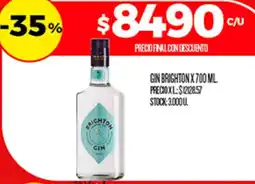 Supermercados DIA Brighton gin oferta