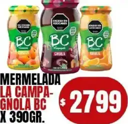 Supermercados Mariano Max La Campagnola BC mermelada oferta
