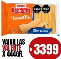 Supermercados Mariano Max Valente vainillas oferta