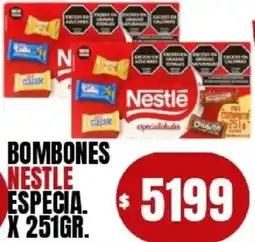 Supermercados Mariano Max Nestle bombones especial oferta