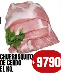 Supermercados Mariano Max Churrasquito de cerdo oferta