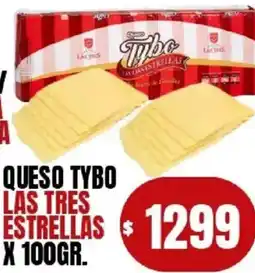 Supermercados Mariano Max Las tres estrellas queso tybo oferta