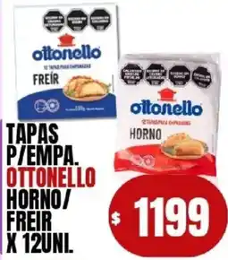 Supermercados Mariano Max Ottonello tapas p/empa. horno/ freir oferta