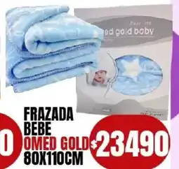 Supermercados Mariano Max Med gold frazada bebe oferta