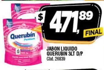 Supermercados Yaguar Jabon Liquido Querubin 3Lt D/P oferta