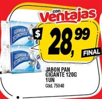 Supermercados Yaguar Jabon Pan Gigante 120g 1un oferta