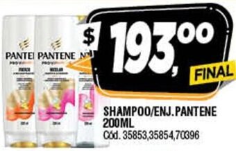 Supermercados Yaguar Shampoo/Enj. Pantene 200ml oferta