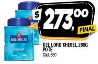 Supermercados Yaguar Gel Lord Chesel.280g Pote oferta