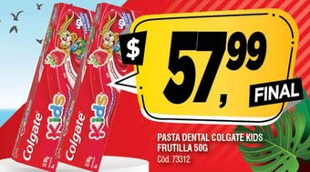 Supermercados Yaguar Pasta Dental Colgate Kids Frutilla 50g oferta