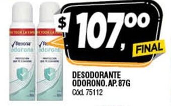 Supermercados Yaguar Desodorante Odorono.Ap.87g oferta