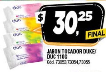 Supermercados Yaguar Jabon Tocador Duke/DUC 110g oferta