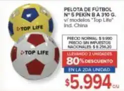Carrefour Pelota de fútbol n° 5 pekin b a 310 g oferta