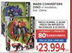 Carrefour Mars converters dino oferta