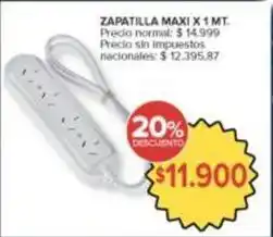 Carrefour Zapatilla maxi x 1 mt oferta