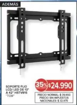 Carrefour 42 - soporte fijo lcd/ led de 13 a hstv815 oferta