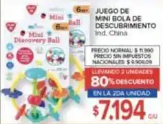 Carrefour Juego de mini bola de descubrimiento oferta
