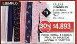 Carrefour Calzas infantiles oferta
