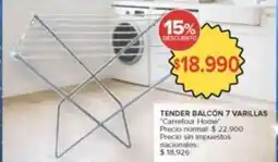 Carrefour Carrefour home - tender balc on 7 varillas oferta