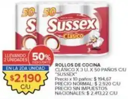 Carrefour Sussex - rollos de cocina oferta