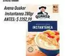 Supermercados Comodin Quaker - avena instantanea oferta