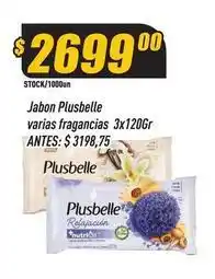 Supermercados Comodin Plusbelle - jabon oferta