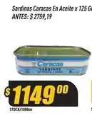 Supermercados Comodin Caracas - sardinas en aceite oferta