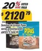 Supermercados Comodin Semillas de girasol pipas peladas oferta