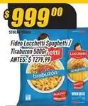 Supermercados Comodin Lucchetti - fideo spaghetti / tirabuzon oferta