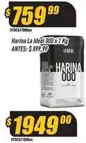 Supermercados Comodin Ideal - harina 000 oferta