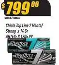 Supermercados Comodin Chicle top line 7 menta/strong oferta