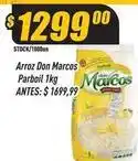 Supermercados Comodin Don marcos - arroz parboil 1kg oferta