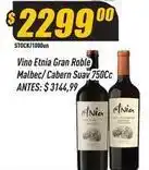 Supermercados Comodin Etnia - vino gran roble malbec/cabern suav 750cc oferta