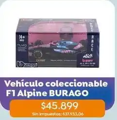 Jumbo Vehículo coleccionable f1 alpine oferta