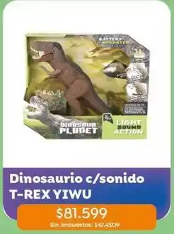 Jumbo Dinosaurio c/sonido t-rex yiwu oferta