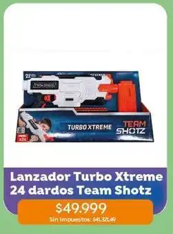 Jumbo Lanzador turbo xtreme 24 dardos oferta