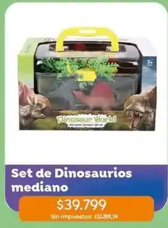 Jumbo Set de dinosaurios mediano oferta