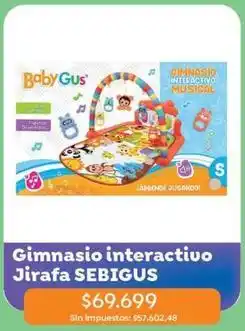 Jumbo Gimnasio interactivo jirafa oferta
