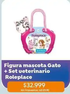 Jumbo Figura mascota gato + set veterinario oferta