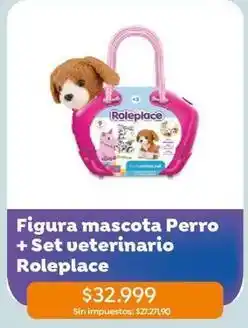 Jumbo Figura mascota perro + set veterinario oferta