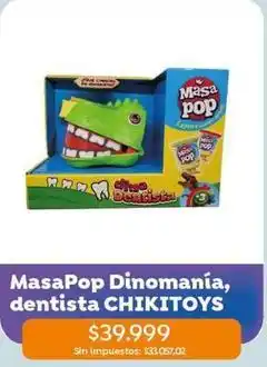 Jumbo Masapop dinomanía, dentista oferta