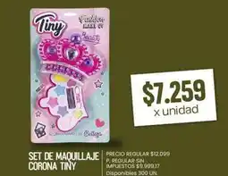 Supermercados Vea Fashion - set de maquillaje corona tiny oferta