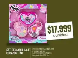 Supermercados Vea Fashion - set de maquillaje corazón oferta