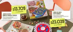 Supermercados Vea Juego de mesa quien es granja oferta